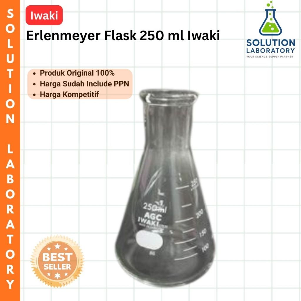 Erlenmeyer Flask 250 ml Iwaki