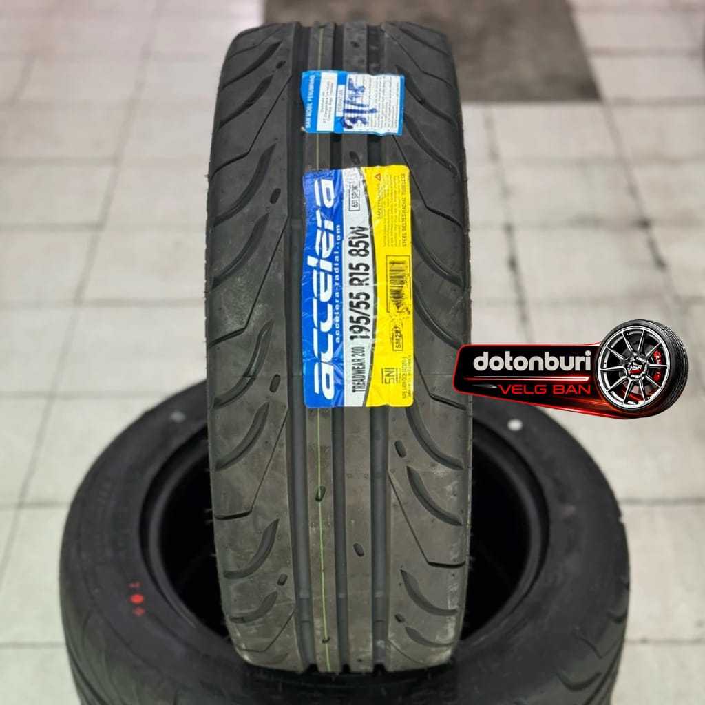 BAN MOBIL TUBLES MURAH 195 55 RING 15 ACCELERA 651 SPORT BAN MOBIL SEMISLICK 195 55 R15