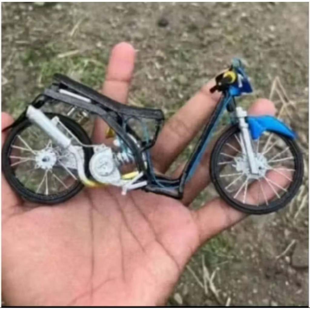 miniatur motor drag honda beat karbu velg jari jari free velg palang