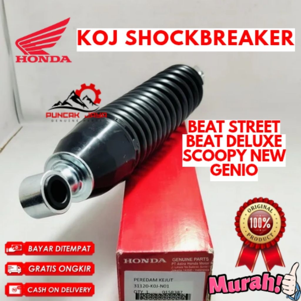 SHOCKBREAKER ORIGINAL HONDA KODE KOJ, SHOCKBREAKER BEAT STREET, SHOCKBREAKER BEAT DELUXE, SHOCKBREAK