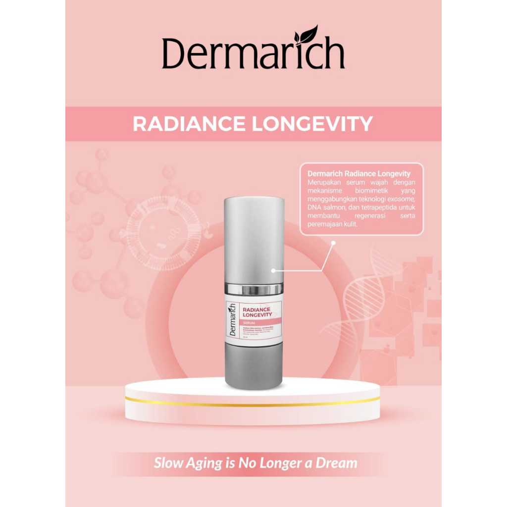 serum dermarich radiance longevity