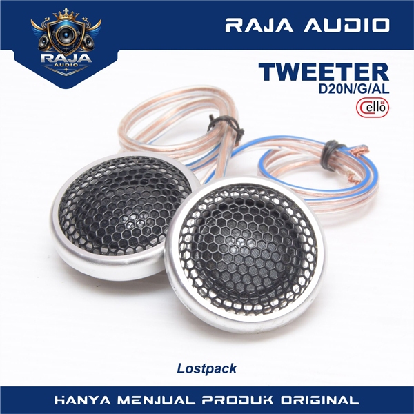 CELLO Tweeter D20N/G/AL – Speaker Tweeter Audio Mobil