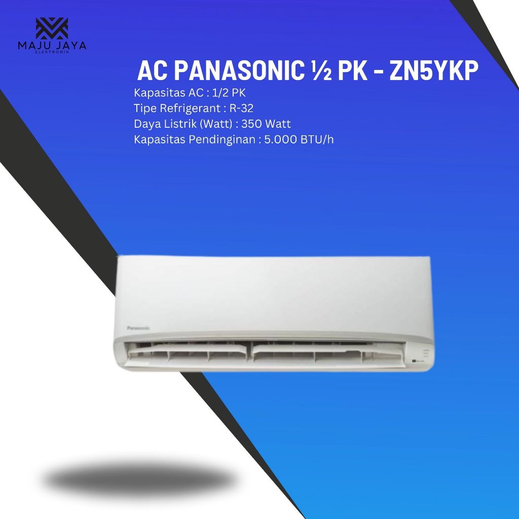 AC PANASONIC- AC STANDARD 1/2 PK- CS/CU-ZN5YKP ZN5YKP ZN 5YKP / AC PANASONIC 1/2 PK CS-ZN5YKP NEW SE