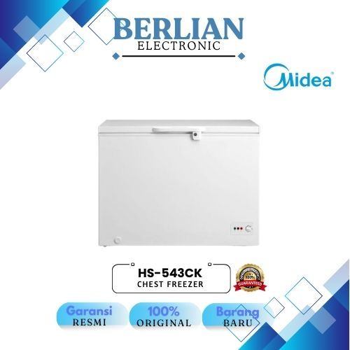 MIDEA HS-543CK CHEST FREEZER BOX HS 543 CK CHEST FREEZER BOX 450 LITER