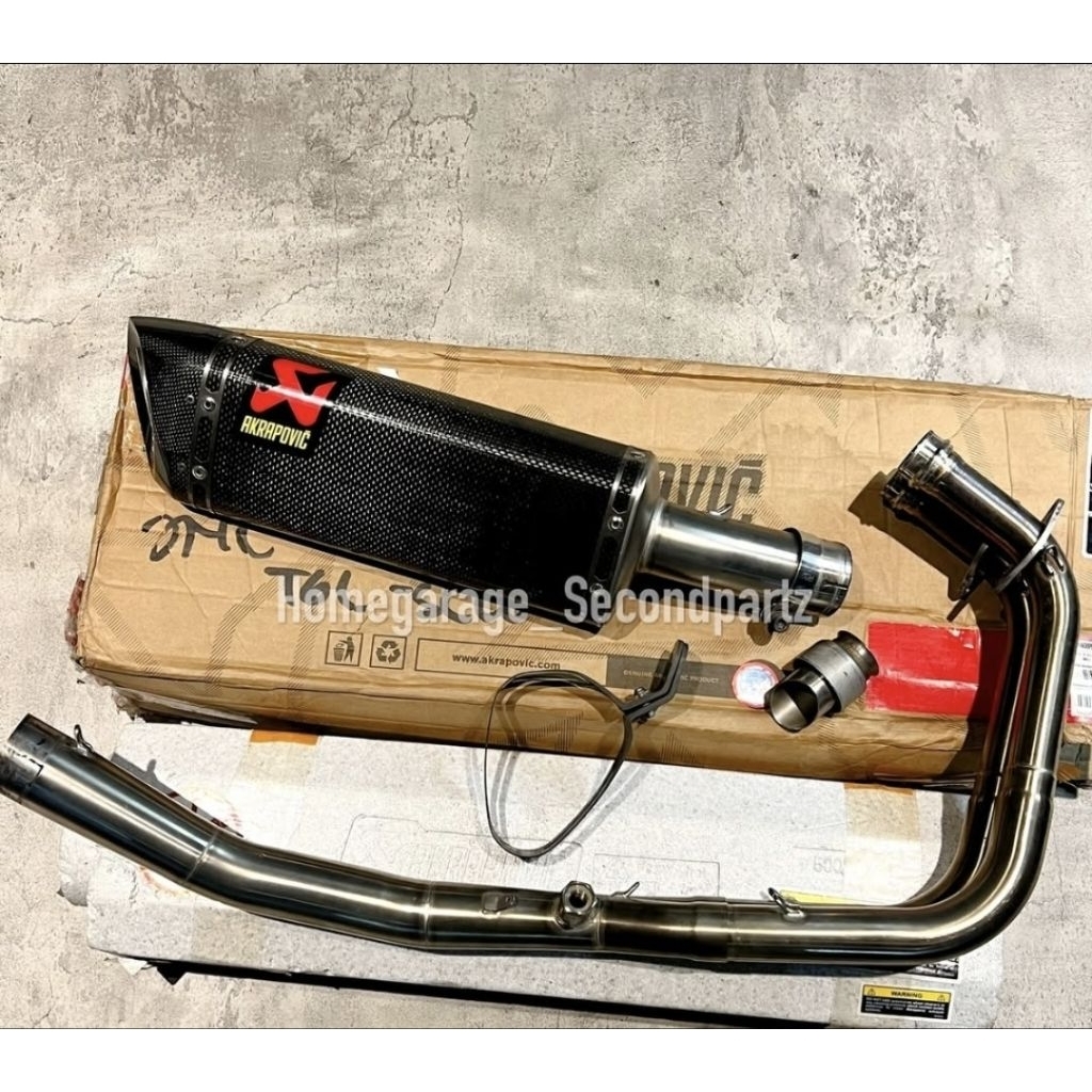 AKRAPOVIC FULLSYSTEM NEW NINJA FI header ori akrapovic