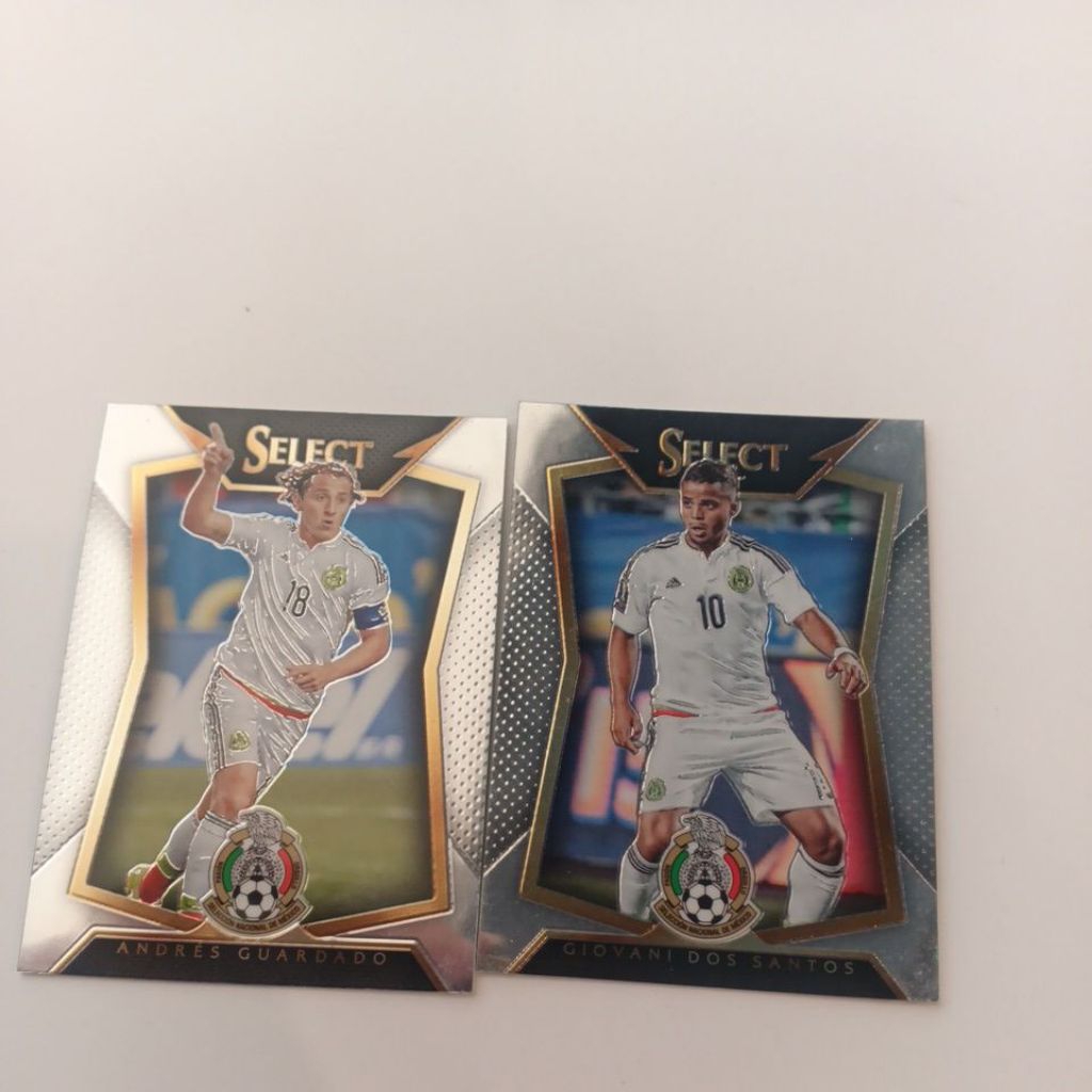 kartu bola panini select 2015/2016 meksiko base card