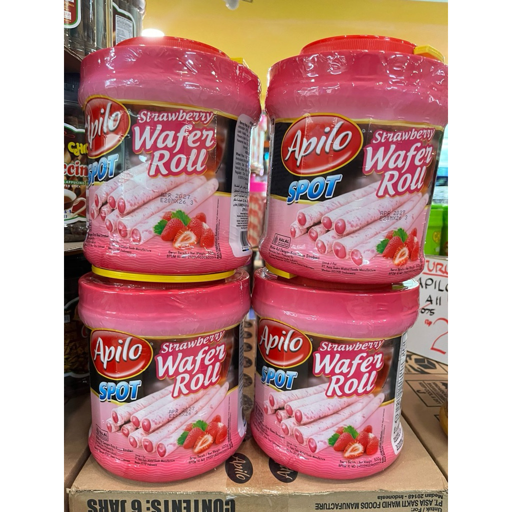 APILO WAFER ROLL STRAWBERRY