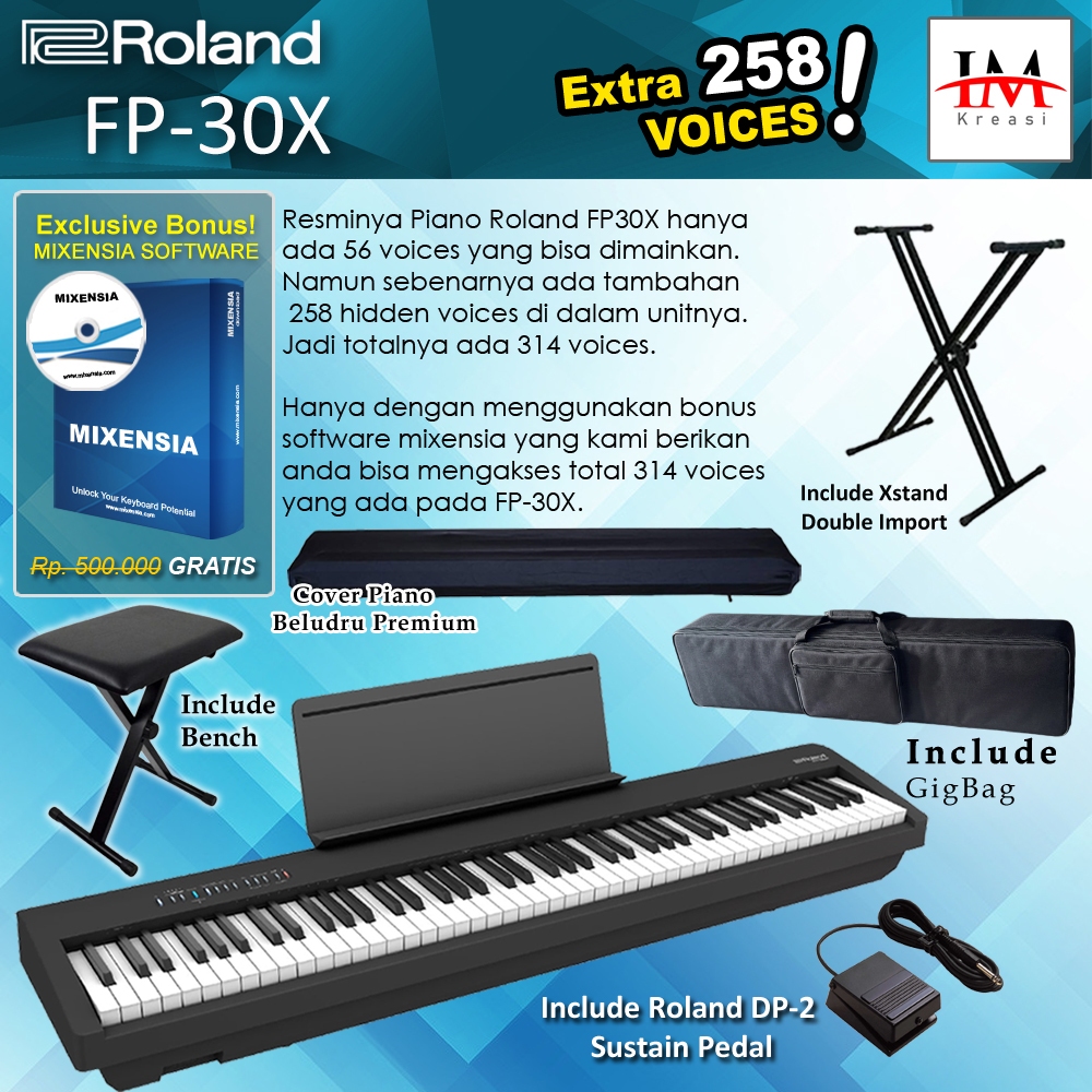 Roland FP-30X / FP30X / FP 30 X Digital Piano