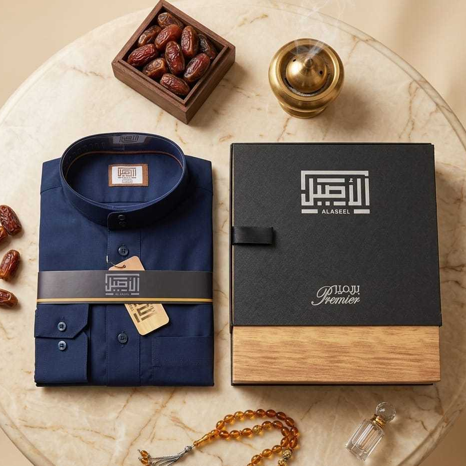 Busana Muslim Jubah Gamis AL ASEEL Premier Wool Laki Pria Import KSA - Ready Banyak Warna, Manset da