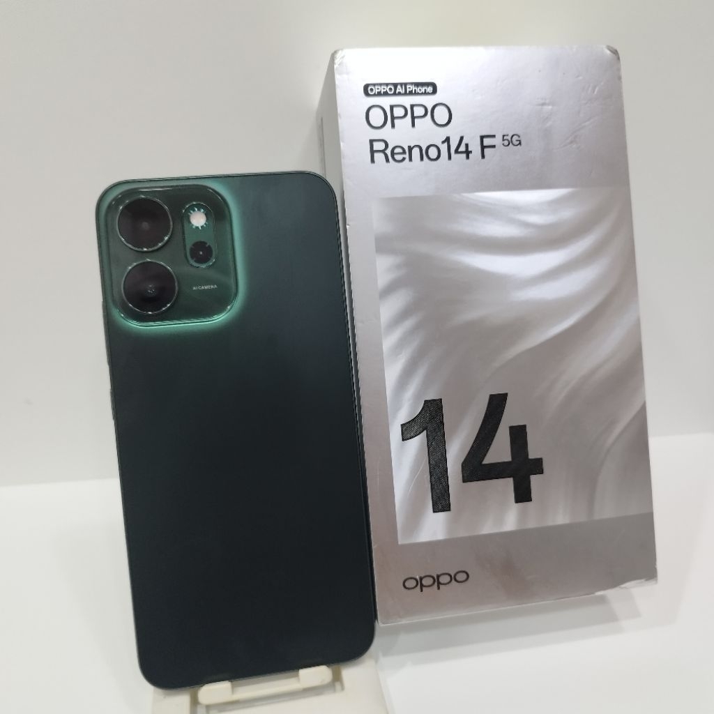OPPO RENO 14F 5G 12/256GB HANDPHONE SECOND FULLSET BATANGAN ORIGINAL BERGARANSI