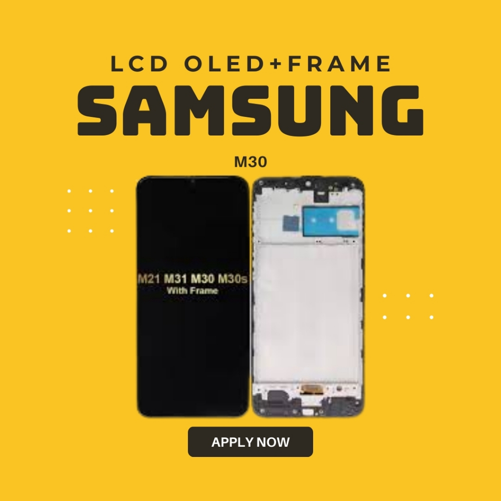 LCD SAMSUNG M30 OLED + FRAME