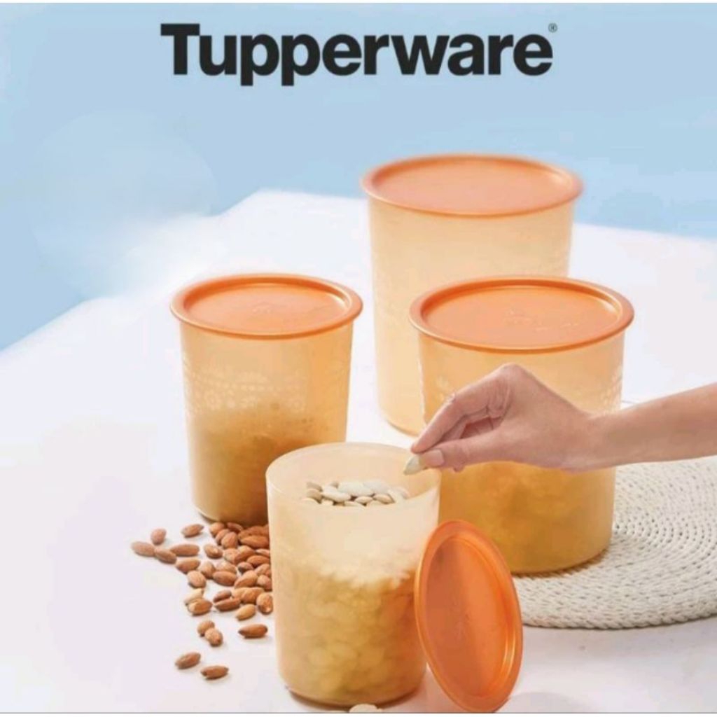 TUPPERWARE TOPLES MOSAIC SET GOLD