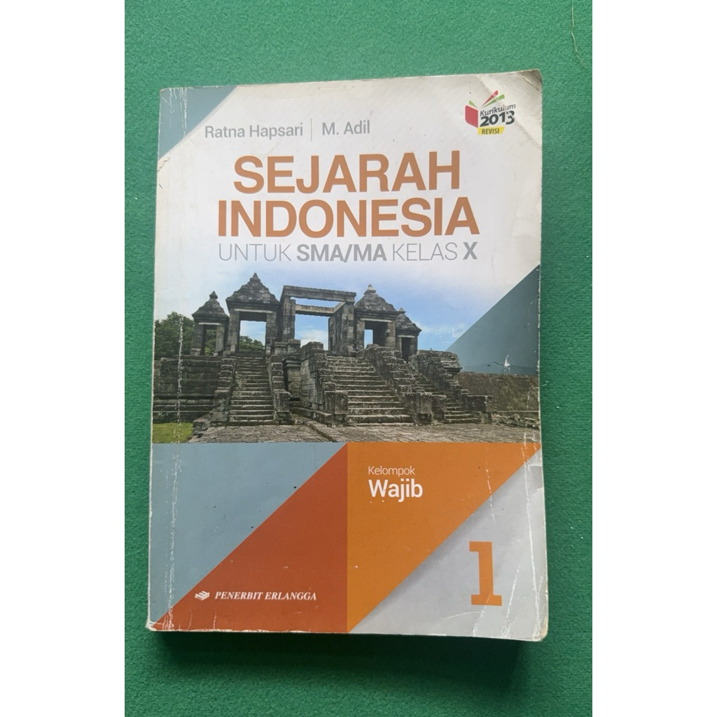 Buku Sejarah Indonesia Kelas 10 Penerbit Erlangga