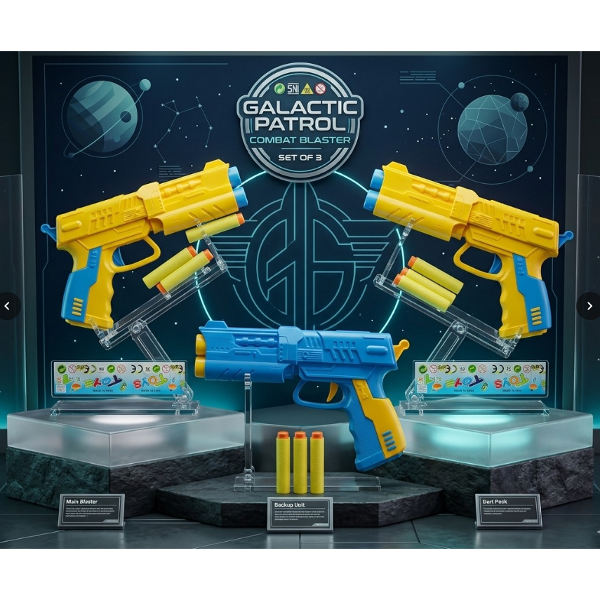 HLID - Mainan Pistol Tembakan Peluru Busa Lunak - Soft Bullet Gun Shotgun Mainan Anak Laki Laki Eduk