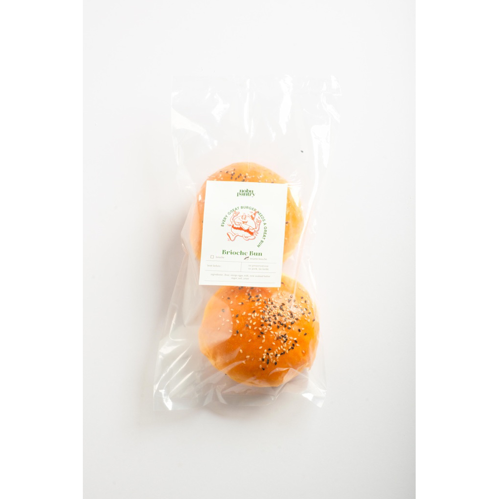 Bun Burger Wijen / Roti Burger / Bun Brioche Homemade halal