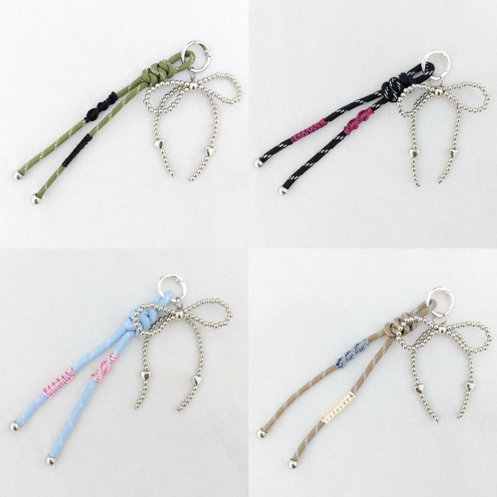 bag charm paracord | bag charm Coquette | keychain | bag charm | bag charm estetik | bag charm pita