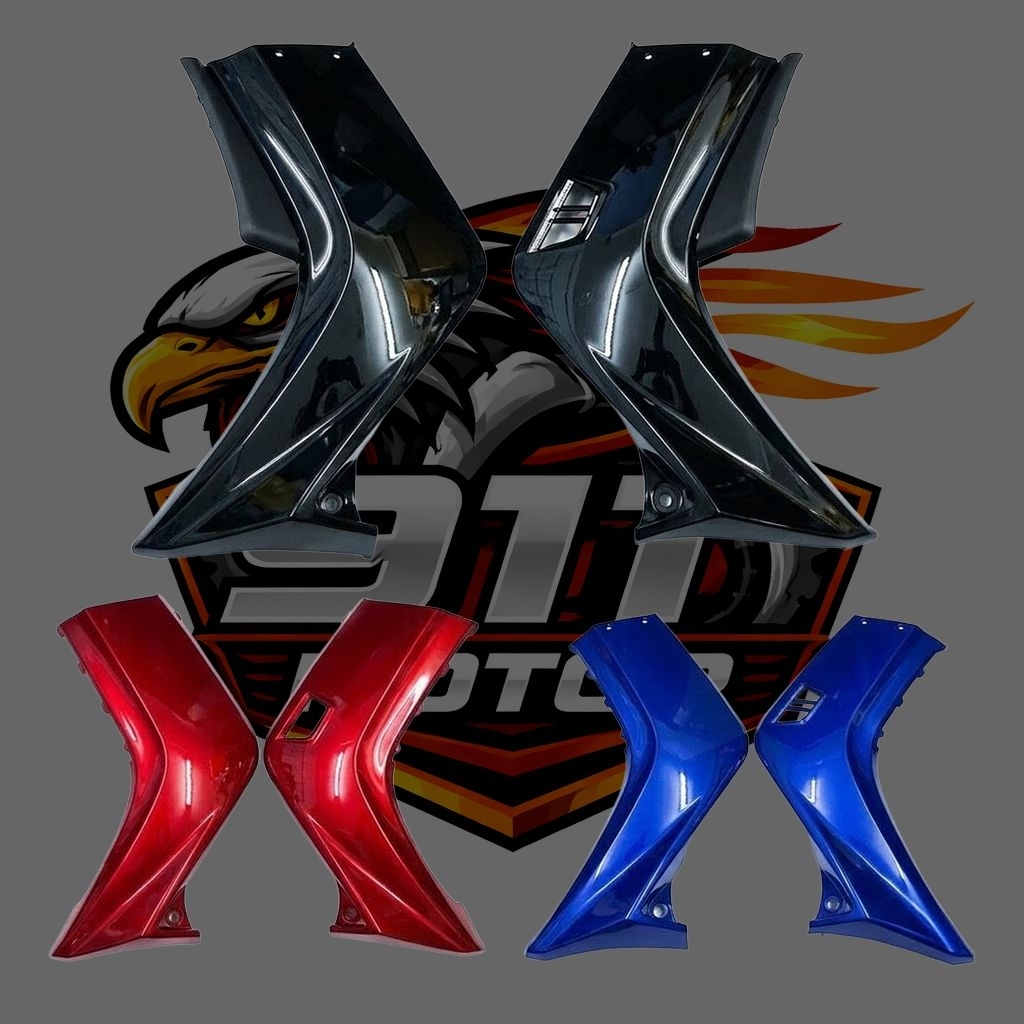 Sayap Bawah Motor Yamaha Jupiter MX Lama - Warna Merah Maroon, Desain Ori, Cat Mengkilap