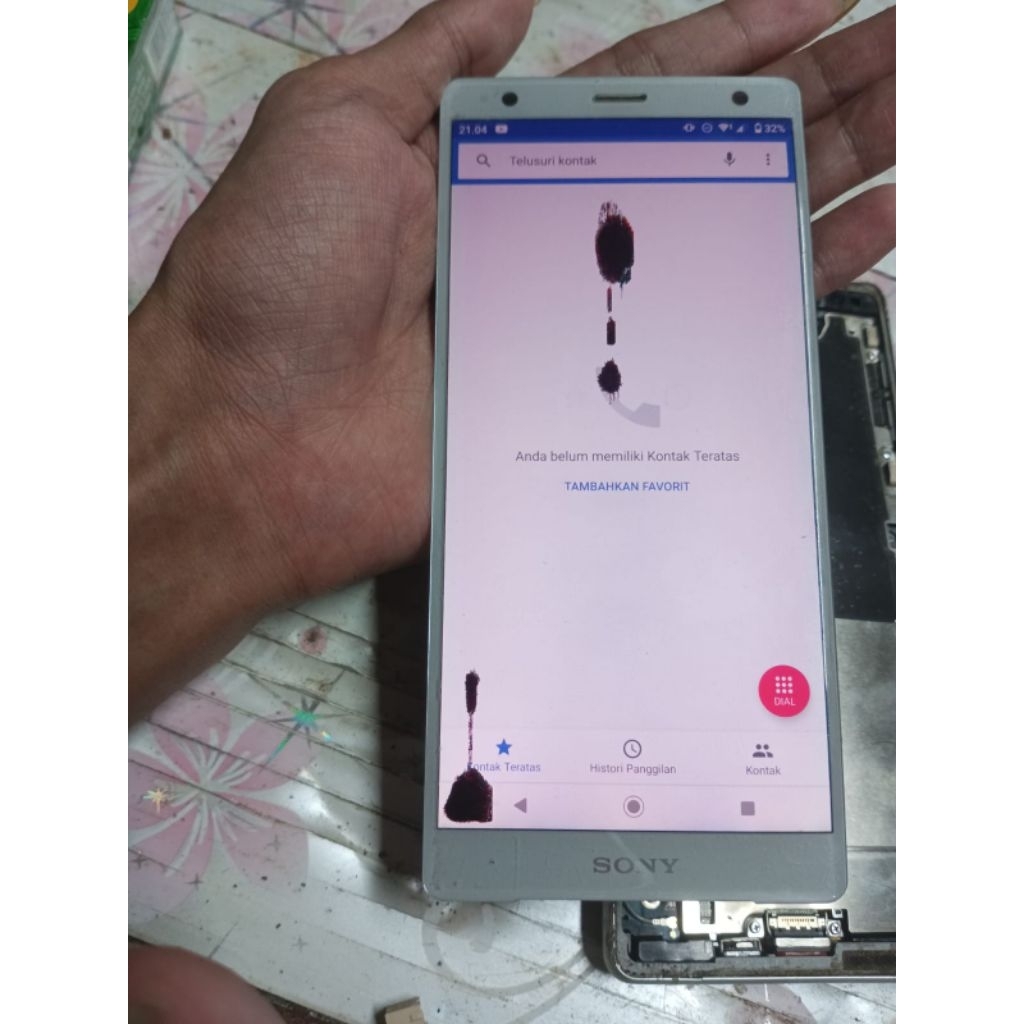 lcd sony xperia xz2 ori copotan