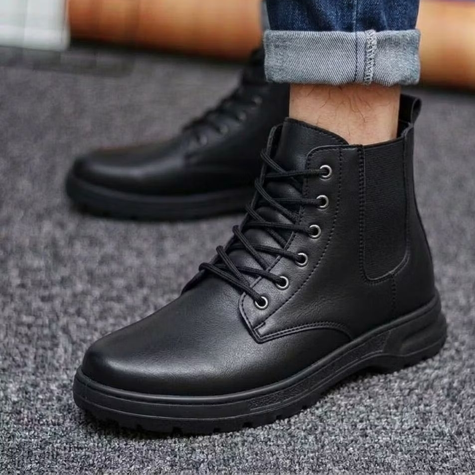 bungkusuku Kuipers Sepatu Chelsea Boots Casual Formal Kerja Pria Hitam