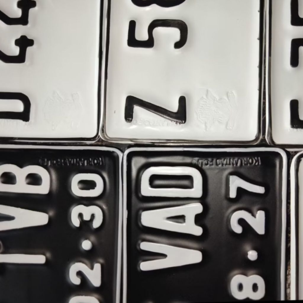 PLAT NOMER STANDAR - PLAT NOMER HITAM - PLAT NOMER PUTIH - PLAT NOMER CUSTOME - BERKUALITAS MURAH EX