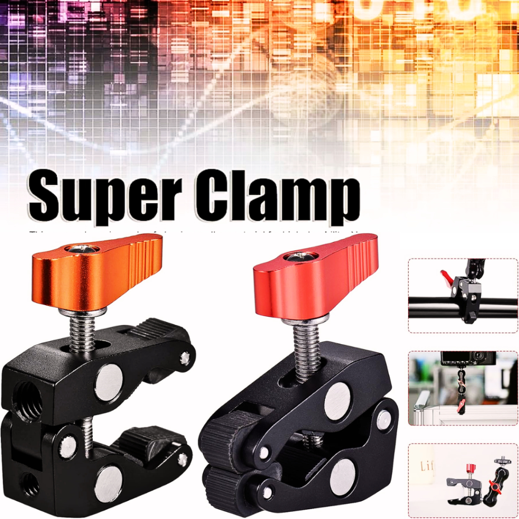 Andoer Ball Head Clamp Magic Arm Kamera 1/4Thread for LED Light - 1420