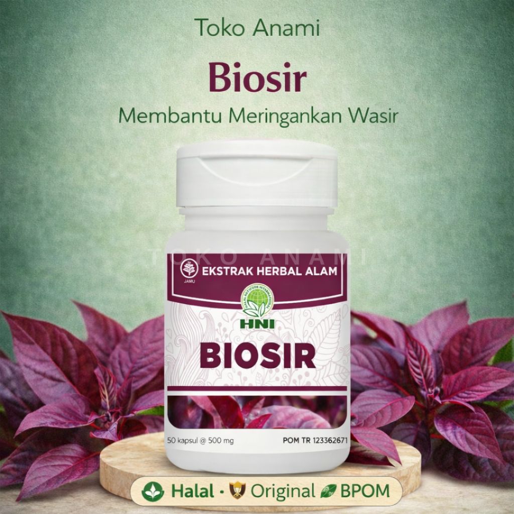 HNI HPAI Biosir Herbal Wasir Ambeien Halal BPOM Original