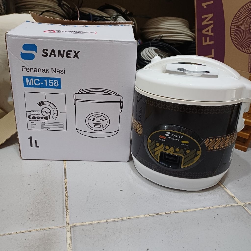 Magic com Sanex rice Cooker 1 liter anti lengket