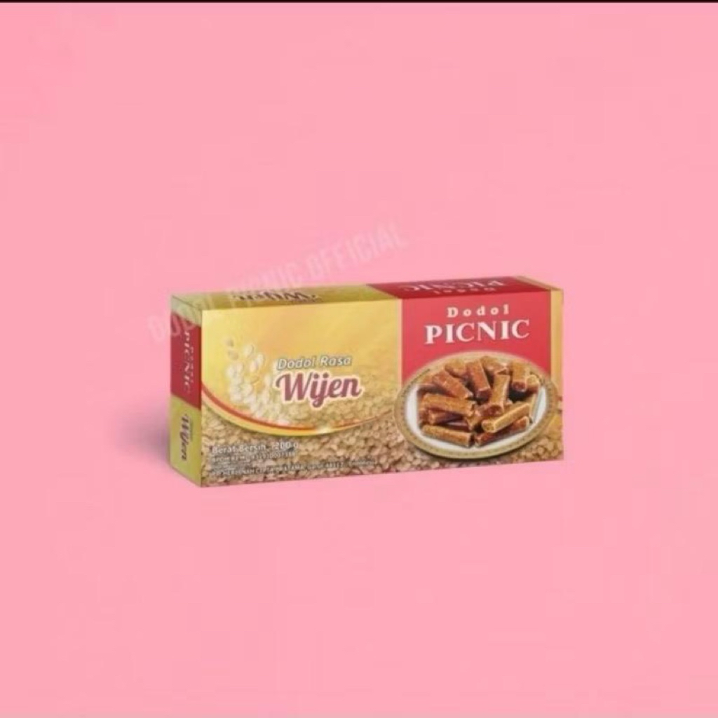 Dodol picnic garut original rasa wijen 200 gr original garut langsung pabrik