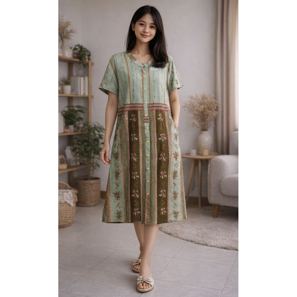 Daster Pendek HAP Ceria Hijau dan Putri Biru / Daster Pendek HAP