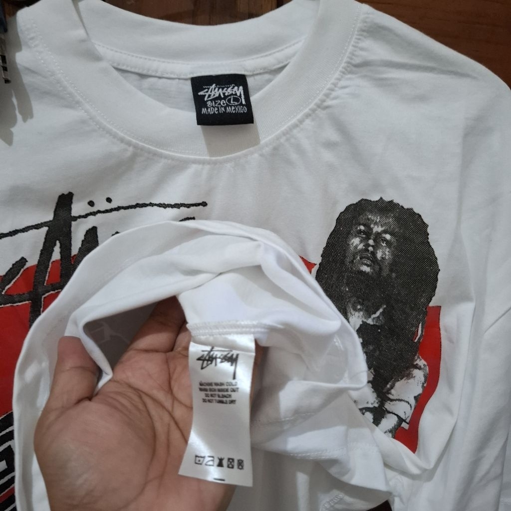 Kaos Stussy Rasta Reggae Bob Marley