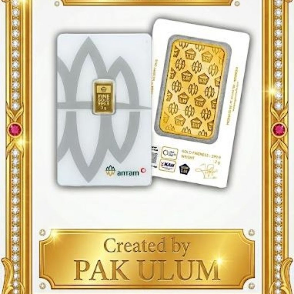 Logam Mulia 1 Gram (Antam) Emas Asli Kadar 999.9% Bersertifikat||Investasi Jangka Panjang