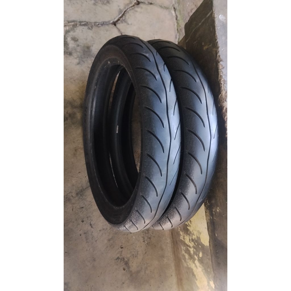 SEPASANG BAN MAXXIS DIAMOND 90/90-14 & 80/90-14, ORIGINAL COPOTAN