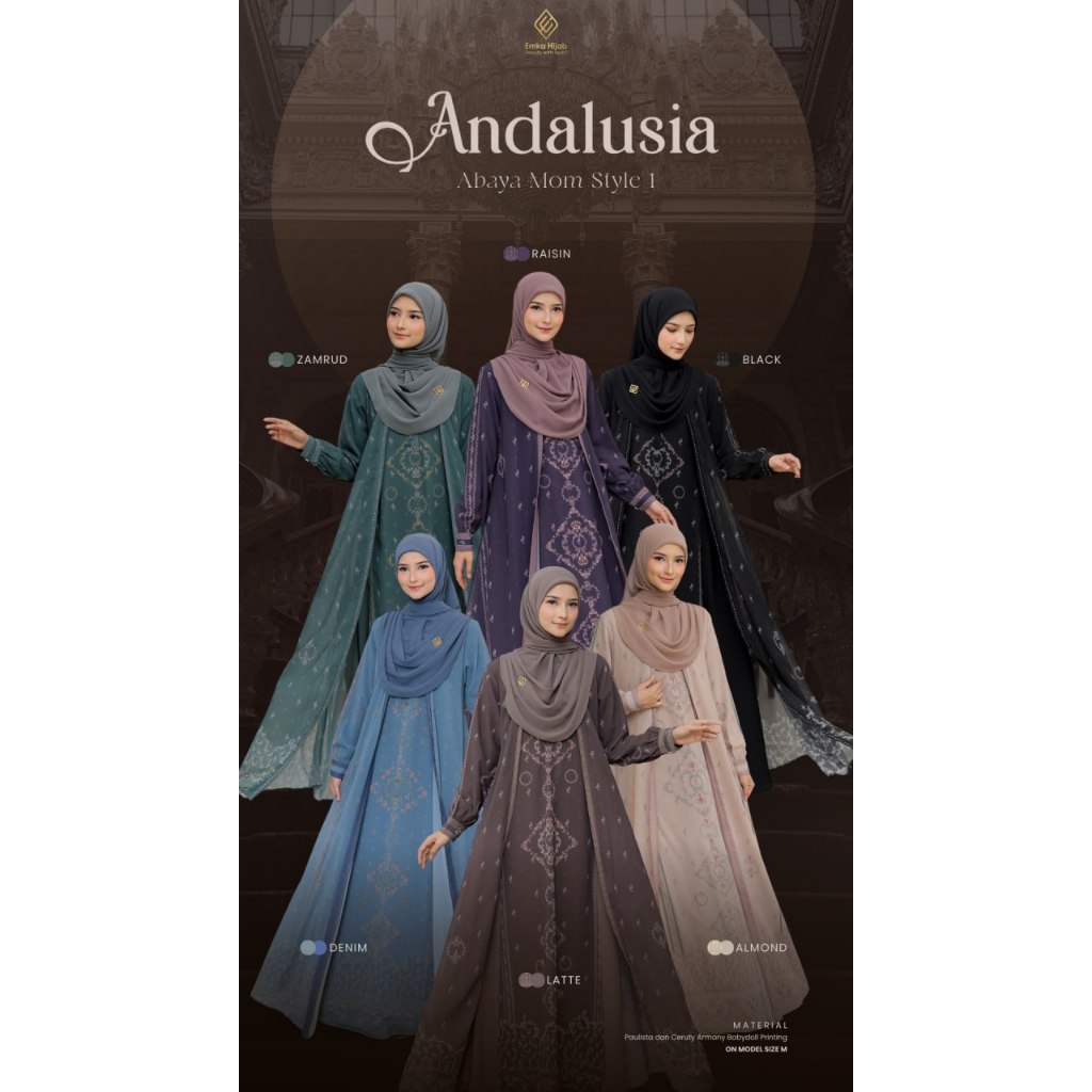 [READY STOCK] Andalusia Sarimbit by Emka Hijab