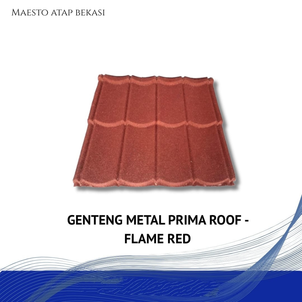 Genteng metal Prima roof bebatuan