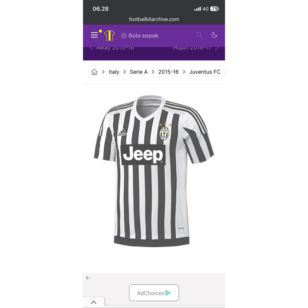 jersey juventus original 2015