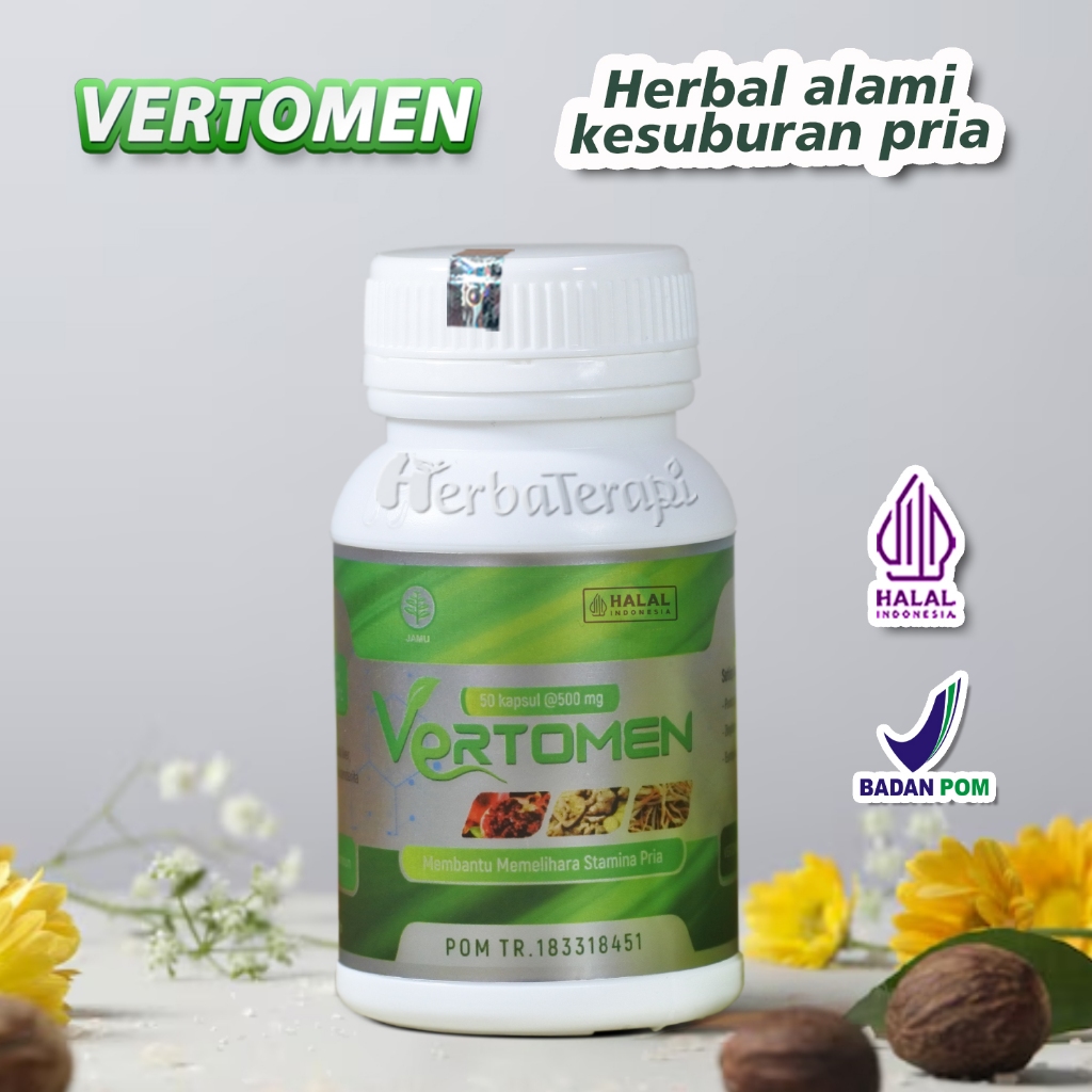 VERTOMEN suplemen kesuburan pria untuk progrma hamil pria promil
