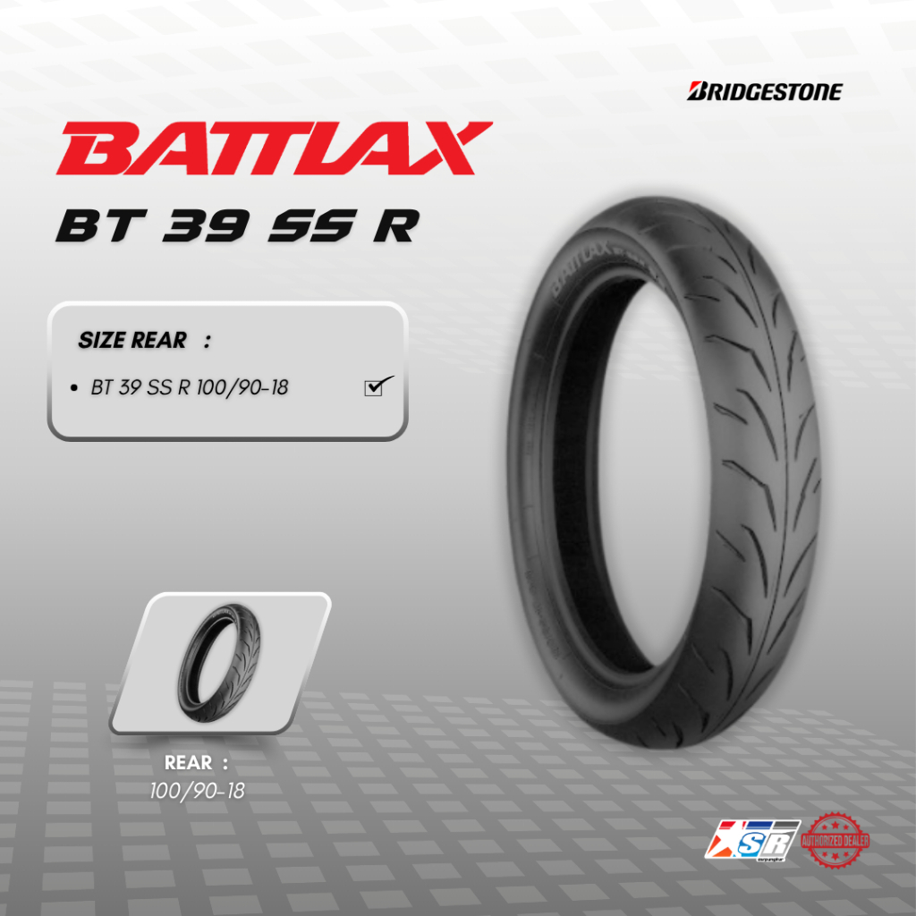 Ban Bridgestone Battlax 100/90-18 BT39SS R Original Made in Japan