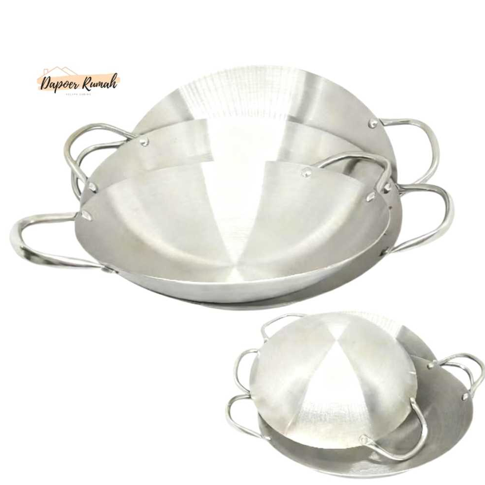 WAJAN HOME PRO 30"/WAJAN PENGGORENGAN/KUALI/WAJAN STAINLESS SERBAGUNA