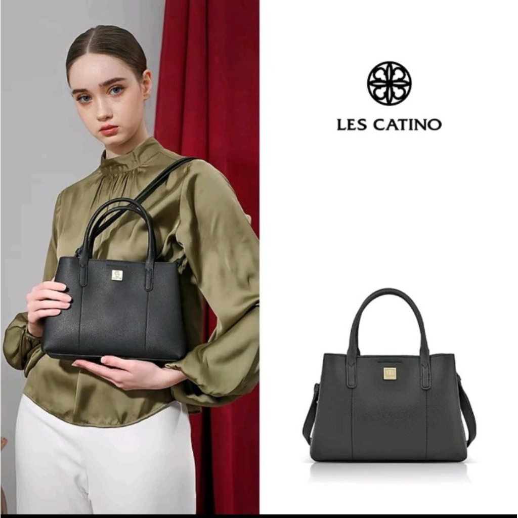Tas Wanita Les Catino Cardine Satchel. Tas Les Catino Wanita -Original