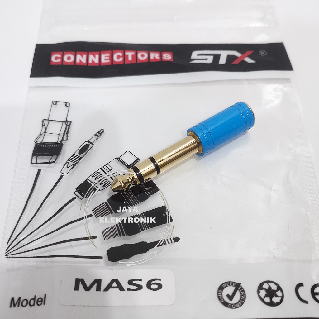 Jack Converter Mini Stereo 3,5 mm to Akai Stereo Toa Stereo STX