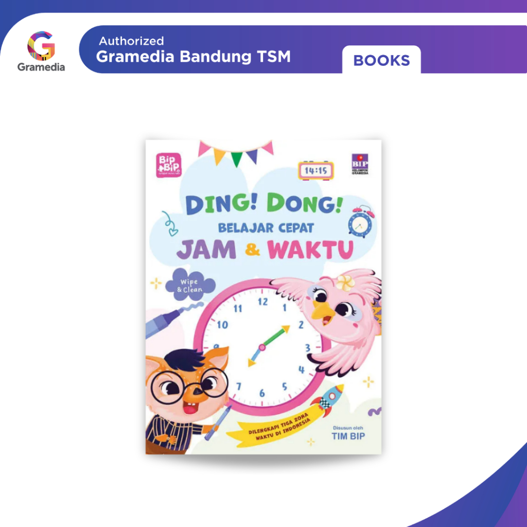 Gramedia Bandung TSM - Ding Dong Belajar Cepat Jam dan Waktu