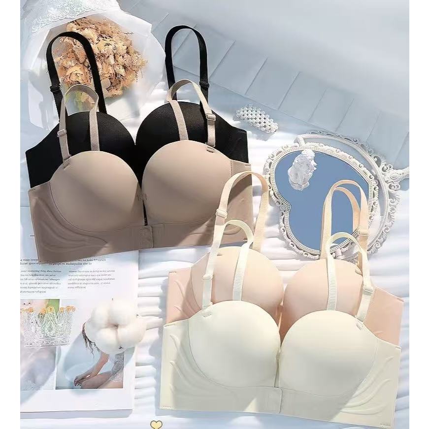 HOHO_HWANG B-257 Bra Wanita Seamless Tanpa Kawat Nyaman