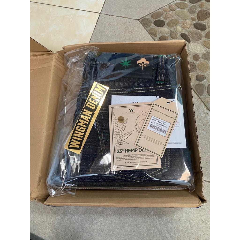 WINGMAN DENIM HEMP 23OZ SIZE 30 SLIMSTRAIGHT