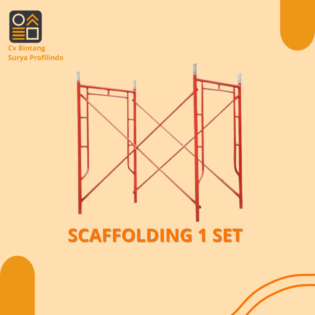 Scaffolding 1 set Lengkap 1.7Mx1.2M SET