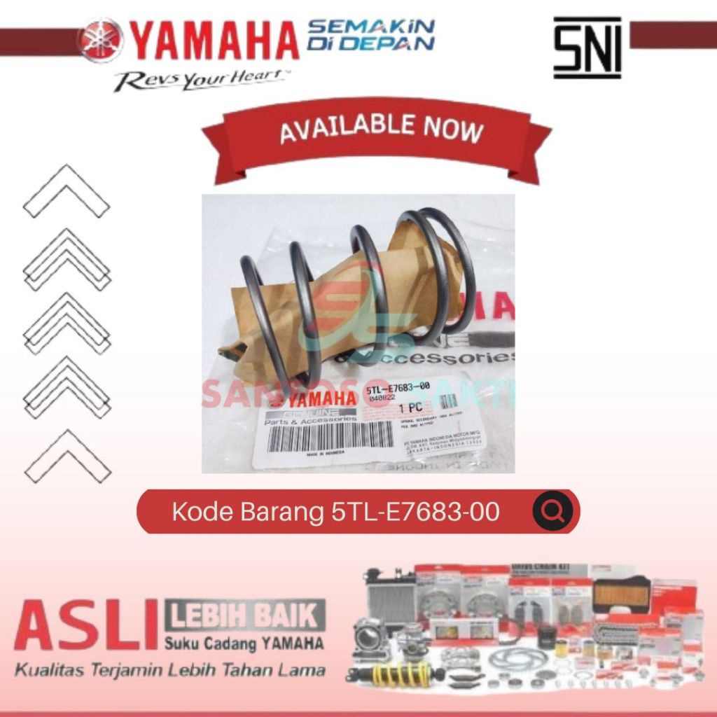 Per CVT Mio Sporty ORIGINAL YAMAHA 5TL-E7683-00