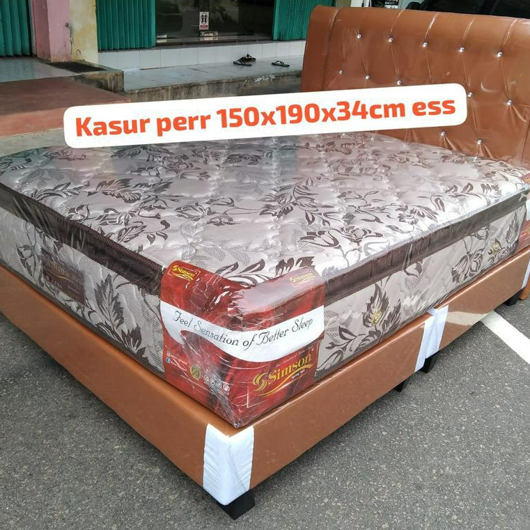 Springbed Queen 5 Kaki Springbed 150 x 190 x 34cm Bergaransi BATAM