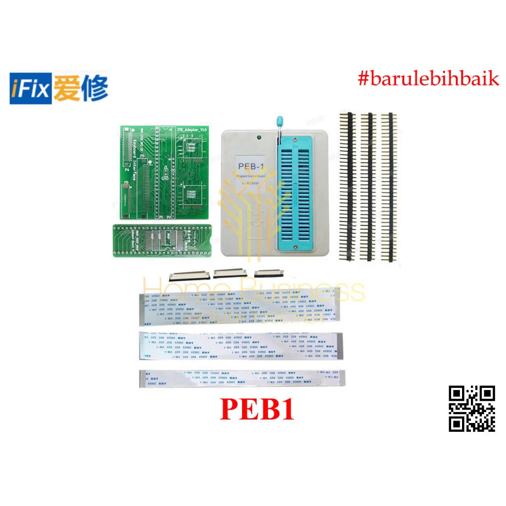 Soket Socket PEB1 PEB-1 Expansion Board RT809F Programmer Extension Adapter Kit Original Alat Flash 