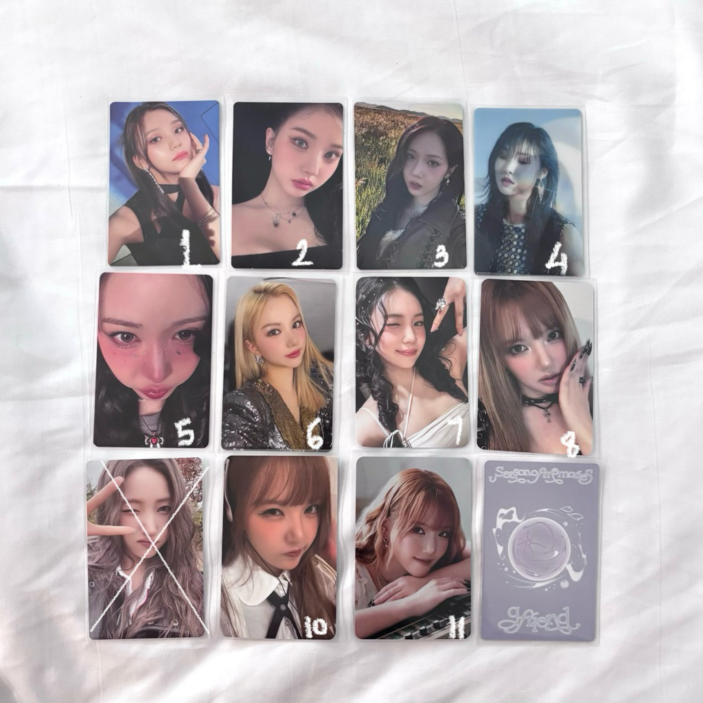 OFFICIAL PHOTOCARD PC VIVIZ GFRIEND TRADING CARD CONCERT EUNHA SINB UMJI