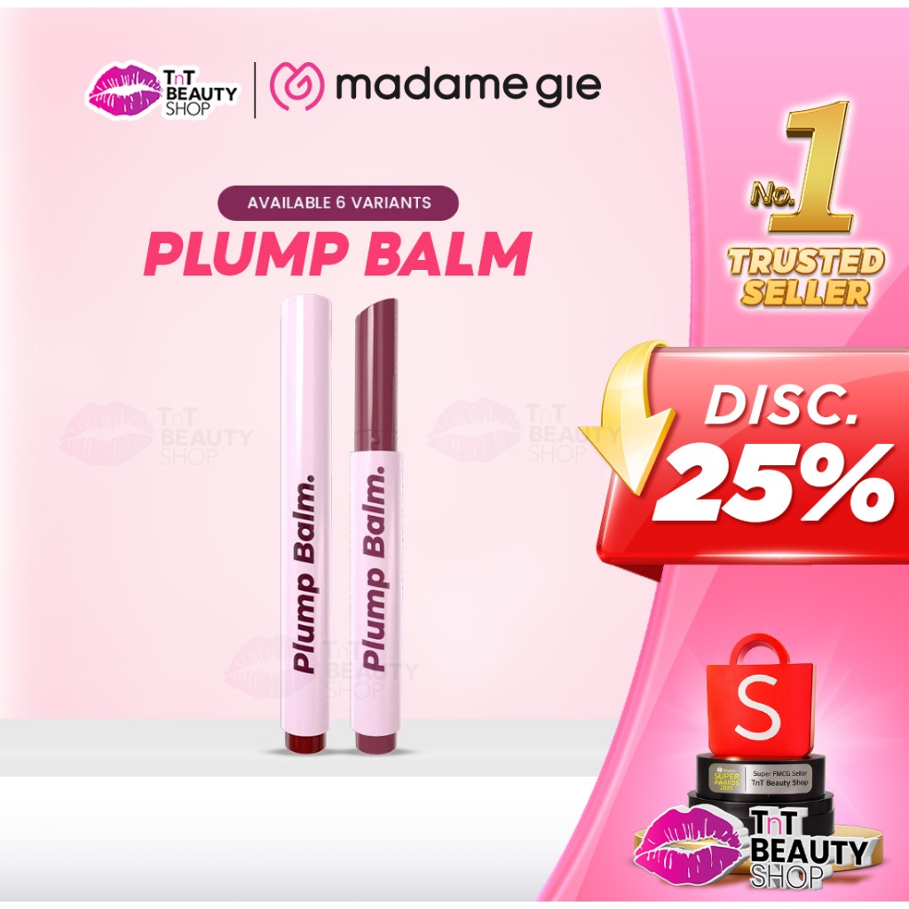 MADAME GIE Plump Balm - Lip Gloss Moisturizing Long Lasting 2.5 gr  | TnT Beauty Shop