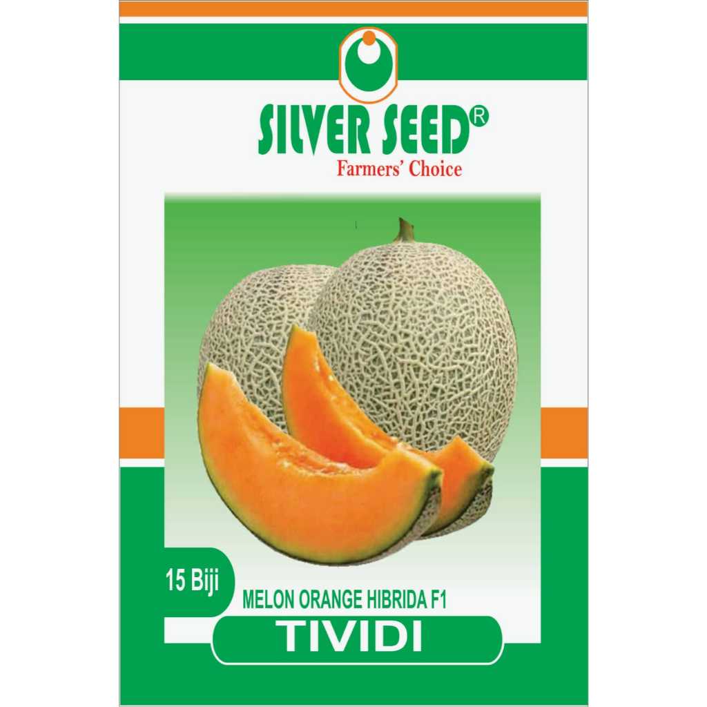 SS- Benih Melon Orange Tividi isi 15 biji - Merk Silver Seed